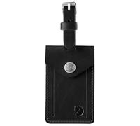 Fjällräven Leather Luggage Tag Noir