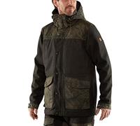Fjallraven F86903-633-636 Värmland Wool Jacket M Dark Olive-Dark Olive Camo XXXL