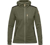 Fjallraven F89765-625-662 Keb Fleece Hoodie W Laurel Green-Deep Forest XL