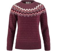 Fjallraven F89941-356 Övik Knit Sweater W Dark Garnet XL