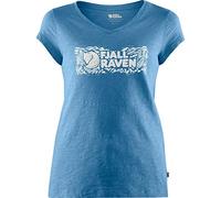 Fjallraven F89982-524 Logo Stamp T-Shirt W River Blue S