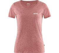 Fjallraven Femme Fjällräven Logo T-shirt W Tricot, Multicolore (Raspberry Red-melange), XXS EU