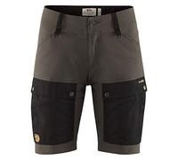 Fjallraven Femme Keb W Short, Noir/Gris Pierre, 36 EU