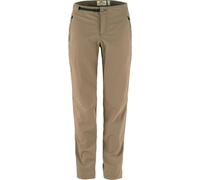 Fjällräven Pantalon de randonnée femme High Coast Trail W Softshell Marron Taille S (EU 38)