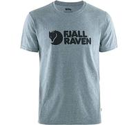 Fjallraven Homme Fjällräven Logo M T-Shirt, Uncle Blue-Melange, L EU