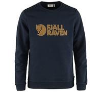 Fjällräven – Pull homme – Fjällräven Logo Sweater – manches longues – bleu marine/marron – L