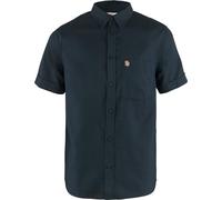 Fjallraven Homme Övik Travel T shirt à manches courtes, Marine (Dark Navy), S EU