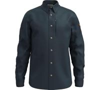 FJALLRAVEN Keb Trekking Shirt LS, Navy Dark Navy, Large Homme
