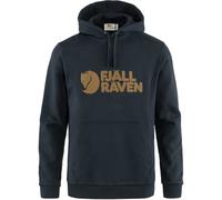 Sweatshirt à capuche Fjällräven Logo bleu marine - M