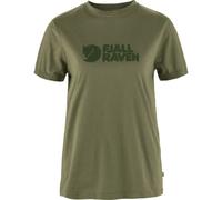 FJALLRAVEN Logo Tee W - Femme - Vert - taille XS- modèle 2026