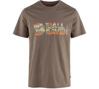 FJALLRAVEN Multicolor Logo T-shirt - Homme - Marron - taille S- modèle 2025