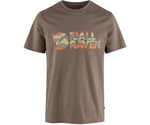 FJALLRAVEN Multicolor Logo T-shirt - Homme - Marron - taille S- modèle 2027