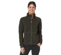 Fjallraven Övik Fleece Zip Sweater W Sweatshirt Womens, Deep Forest, XXS