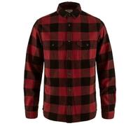 Fjällräven Övik Heavy Flannel Long Sleeve Shirt Rouge S Homme
