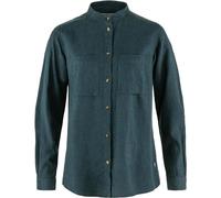 Fjallraven Övik Hemp Shirt LS W, Bleu Montagne, M Femme