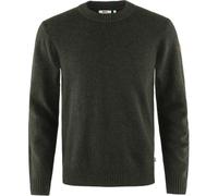 Fjällräven - Övik Round-Neck Sweater - Pull - S - dark olive