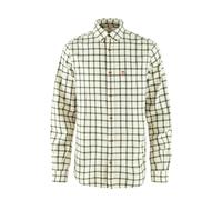 Fjallraven Ovik Flannel Shirt Chalk White / Laurel Green