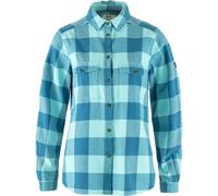FJALLRAVEN Ovik Heavy Flannel Shirt W - Femme - Bleu - taille L- modèle 2026