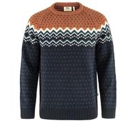 Fjallraven Ovik Knit Sweater M Pull, Dark Navy-Terracotta Brown, XL Homme XXL