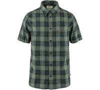 FJALLRAVEN Ovik Travel Shirt Ss M - Homme - Vert / Noir - taille XL- modèle 2027