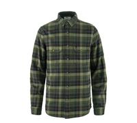 Fjallraven Singi Heavy Flannel Shirt Black / Deep Forest
