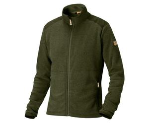 Fjallraven, Sten, Sweat-Shirt Zip, Olive Sombre, S, Homme