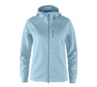 Fjallraven Womens Abisko Grid Fleece Hoodie Breeze Blue