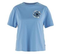 Fjallraven Womens Fjallblomster Logo T-shirt Ultramarine