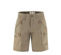 Fjallraven Womens Nikka Curved Shorts Suede Brown