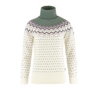 Fjallraven Womens Ovik Knit Roller Neck Chalk White / Patina Green