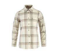 Fjallraven Womens Ovik Lite Flannel Shirt Chalk White / Fossil
