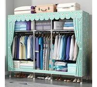 FJAUOQ Armoire De Rangement Garde-Robe Pliable en Tissu Intissé Garde-Robe Penderies pour Chambre D'Adulte Penderies Repliables Transportable Garde-Robe,005,66x45x170cm