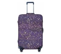FJAUOQ Cosmos Housse de protection brillante pour valise de voyage Motif ciel étoilé Lavable Convient aux bagages de 45,7 à 81,3 cm (valise non incluse), Comme indiqué sur la photo, L