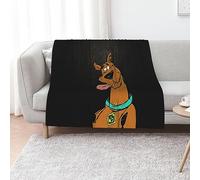 FJAUOQ Couverture en flanelle Scooby Doo - Légère et confortable - Couverture polaire douce et chaude en peluche pour canapé décoratif, convient pour toutes les saisons - 127 x 101,6 cm