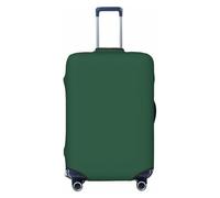 FJAUOQ Housse de bagage à imprimé vert foncé pur - Housse de protection lavable pour bagages de 45,7 à 81,3 cm (valise non incluse), Comme indiqué sur la photo, M