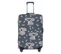 FJAUOQ Housse de protection lavable avec motif de feuilles de koala - Convient aux bagages de 45,7 à 81,3 cm (valise non incluse), Comme indiqué sur la photo, M
