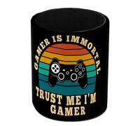 FJAUOQ Pot à crayons pour jeu vidéo - Organiseur de bureau en cuir - Organisateur de crayons de maquillage - Multifonctionnel - Fournitures de bureau pour la maison et l'école