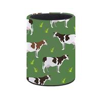 FJAUOQ Pot à crayons rond en forme de vache sur le terrain pour bureau, salle de classe, maison