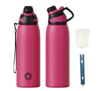 Fjbottle Gourde Isotherme avec Couvercle Magnétique - 400ml/600ml/800ml/1L/1.5L - Bouteille Isotherme Étanche sans BPA, Gourde Inox Bouche Standard, Gourde Enfant pour Sport, Gym, Voyage