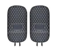 FJCKGF 2 Pièces Protection Siege Voiture pour Skoda Kodiaq 2017-2024 Karoq 2018-2024 Fabia 2007-2024-pr, avec Rangement Protection Siege Auto Anti-Rayures Protection Siege Voiture Enfant Décorer