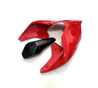 FJHEBIOUB Carénage De Siège Arrière De Moto pour Ducati Panigale V4 V4S V4R V2 & Streetfighter V4 V4S V4R V2 Carénage Arrière Bosse Housse Siège Simple Accessoires Moto(Red A Set)