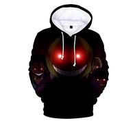 FJHYEEBN Garçon Assassination Classroom Sweat à capuche Anime Cartoon Automne Pull à manches longues Korosensei Shiota Akabane Imprimé Causal Top, a, XXS