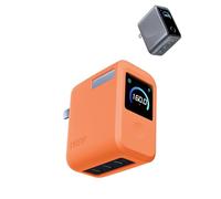 FJIASTB Étui pour Anker Prime 160W 3-Port Compact USB-C GaN Chargeur (Orange)