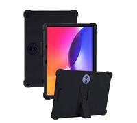 FJIASTB Étui pour tablette Android TCL TAB A1 Plus 12,2" (Noir foncé) | (Modèle 9445X) Housse de protection en silicone souple pour enfants avec support réglable, anti-chute