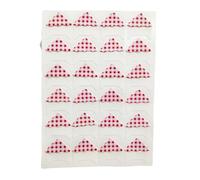 FJISD 120 pièces/5 Feuilles Bande Plaid Vague Point Coin Autocollants Coins Photo pour Scrap Livre Album Photo Coins Auto-adhésifs grattage Artisanat