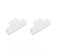 FJISD 6/10/16 cm 4/8 pièces Clips de Sac Alimentaire Blancs Clips de scellage en Plastique Robustes pour Garder Les Aliments Frais Clips Polyvalents réutilisables pour Les collations Cuisine