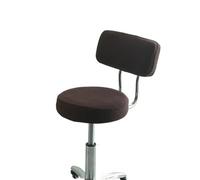 FJIXUO Housse de Dossier Chaise Ronde Bar, 2 Ensembles, Tout Compris, Tabouret Simple, Couverture arrière pivotante, Protection, décoration la Maison pour Chaise Haute Pivotante(Dark Brown)