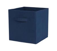 FJIXUO Lot de 3 boîtes rangement pliables en tissu non tissé, idéales for ranger les jouets des enfants et organiser tiroirs Pour Ranger Les Vêtements(Dark Blue)