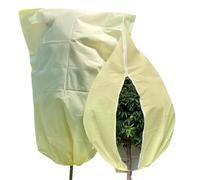 FJIXUO Lot de 4 Housses Protection for Plantes, Sacs Chauds d'hiver for protéger Les en Pot des Animaux Qui mangent Arbres la Cour pour Les Plantes en Pot(Yellow,80x120cm)