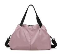FJIXUO Sac de Sport, Sac Gym, Voyage, bandoulière, d'entraînement, Scolaire, polochon étanche for Hommes et Femmes, Voyage/Week-End pour La Forme Physique Et L'entraînement(Pink)